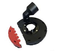 Housse anti-poussière pour meuleuse d'angle conçue pour les disques de 100, 115, 125 et 180 mm pour un contrôle efficace de la poussière (type 180)