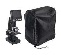 Housse anti-poussière pour microscope - Housse de protection imperméable pliable | Couverture stéréoscope résistante | Tissu Oxford anti-UV et anti-rayures avec cordon pour microscopes pleine taille