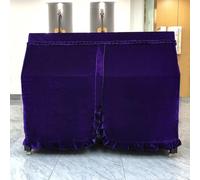 Housse anti-poussière pour piano droit, Velvet Piano Cover Washable Multicolor Multiple Sizes(Purple Piano Cover,56 * 36)