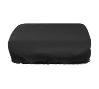 Housse anti-poussière pour poêle à barbecue électrique fabriquée en tissu Oxford imperméable avec double protection contre les fuites, cordon de serrage coupe-vent, protection solaire et ouverture