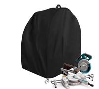 Housse Anti-poussière Pour Scie À Onglets - Housse De Protection Étanche Pour Scie À Table Avec Poignée Et Cordon De Serrage, Bouclier En Tissu Oxford De 28 X 24 X 28 Pouces Pour Perceuse À Colonne De