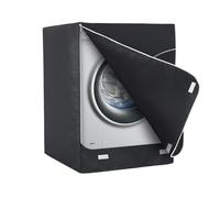 Housse anti-poussière pour sèche-linge - Protection d'appareils à linge, boîtier de machine ménagère, tissu Oxford imperméable, structure résistante à l'humidité, accessoire de jardin pour appartement