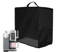 Housse Anti-Poussière pour Sorbetière,Protection Thermorésistante pour Appareil de Cuisine avec Poignée - Bouclier Imperméable avec Fenêtre Transparente pour Cuisine et Café