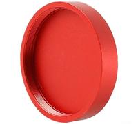 Housse anti-poussière pour télescope astronomique, M54 × 0,75 mm en métal pour objectif d'appareil photo, accessoires optiques, rouge noir (rouge)