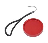 Housse anti-poussière pour télescope astronomique M54 x 0,75, capuchon de protection en métal pour supports de mise au point et roues filtrantes, rouge et noir (rouge)