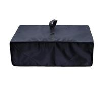 Housse anti-poussière pour tourne-disque - 48 x 40 x 17 cm - Tissu Oxford imperméable polyvalent - Design large - Protection de vitesse audio pour adultes, collectionneurs, adolescents, hommes, femmes