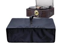 Housse anti-poussière pour tourne-disque | Housse imperméable et anti-poussière pour platine - Protection en toile Oxford à large ajustement pour équipement de musique unisexe