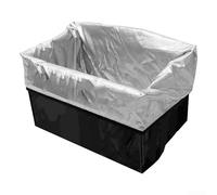 Housse anti-poussière pratique pour panier de vélo fabriquée à partir de tissu Oxford 210D robuste, protège les paniers de la saleté (42 x 33 x 25 cm)