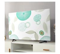 Housse anti-poussière universelle pour écrans de 43, 50, 55, 65 pouces, design suspendu, tissu de flanelle, protection anti-poussière pour écran LCD domestique pour téléviseurs à écran plat LED