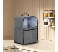 Housse anti-poussière visible pour gaufrier belge NJ BW1001, tissu en nylon 600D avec fenêtre en PVC et poches de rangement, 21 x 18,5 x 31 cm