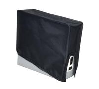 Housse Anti-Rayures pour Wii Console - Protège-Poussière en Tissu Oxford avec Ouvertures pour Câbles, Couverture Lavable en Position Verticale pour Système de Jeu et Accessoires