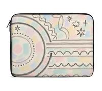 Housse antichoc en néoprène pour ordinateur portable avec imprimé graffiti double face - Compatible avec MacBook de 10, 12, 13, 15, 17 pouces, appareils Dell, HP - Fermeture éclair légère et facile