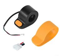 Housse antidérapante texturée pour scooter électrique Noir | Matériau ABS durable, résistant à l'usure, protège l'accélérateur des rayures, option de couleur noire