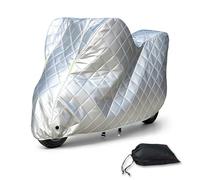 Housse antigel pour Moto Compatible avec Velocifero Oliver 3000W | Housse de moto épaisse 210D avec œillet de verrouillage Boucle coupe-vent Ourlet élastique Protection UV/imperméable