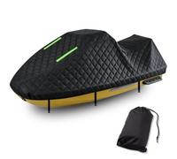 Housse antigrêle Jet Ski pour Honda AquaTrax R-12X 2004-2017, avec Rembourrage Coton Protection Toutes Saisons poussière, Neige, Pluie, UV Rangement extérieur avec Boucles Coupe-Vent