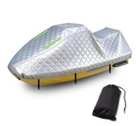 Housse antigrêle Jet Ski pour Honda AquaTrax R-12X 2004-2017, avec Rembourrage Coton Protection Toutes Saisons poussière, Neige, Pluie, UV Rangement extérieur avec Boucles Coupe-Vent