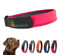 Housse antiparasitaire pour collier de chien - Protection contre les puces pour petites et grandes races (rose, L : 40 à 45 cm)