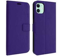 Housse Apple iPhone 11 Étui Porte carte Support Vidéo Vintage Violet