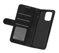 Housse iPhone 12 / 12 Pro Folio Vintage Porte-carte Fonction Support Noir Noir