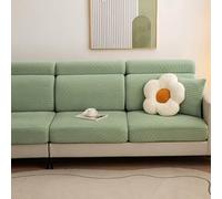Housse Assise Canapé Individuelles- 1 2 3 4 Places Couvre De Dossier Housse De Coussin De SièGe De Canapé Universelle, Fixation Par Bande éLastique(Chaise Cover: L: 160-190cm- W: 75-95cm,Green)
