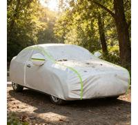 Housse Auto sur Mesure pour Honda Concerto(1990-1994),Tissu Oxford Épais | Fermeture Zippée Latérale | Bandes Réfléchissantes | Sangles Anti-Vent | Robuste Durable