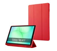 Housse Avec Couvercle Smart Pour Samsung Galaxy Tab A11 8.7 Couleur Rouge