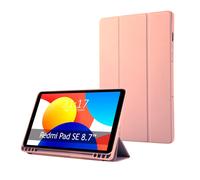 Housse Avec Couvercle Smart Pour Xiaomi Redmi Pad SE 8.7 Couleur Rose