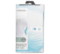 Brabantia Housse pour table à repasser 1118757 – 124 x 45 cm – coton/viscose, mousse 4 mm