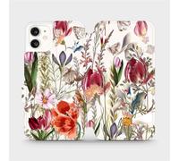 Housse avec rabat pour iPhone 11, Mobiwear Book, bouquet de fleurs