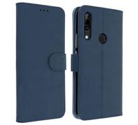 Housse Huawei P Smart Z/Y9 Prime 2019/Honor 9X Étui Folio Porte-carte Bleu nuit