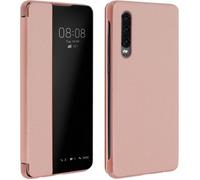 Housse Huawei P30 Étui Grande Fenêtre Translucide Coque Rigide rose gold