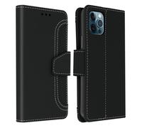 Housse - AVIZAR - iPhone 12 Pro Max - Éco-cuir - Fonction support - Protection intégrale