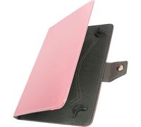 Housse Tablette 10 Pouces Universelle Effet Cuir Vieilli Support Vidéo Rose