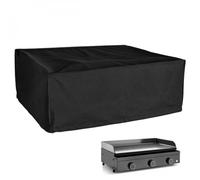 Housse, bâche de protection pour plancha, imperméable, anti UV - 75 x 60 x 30 cm - Noir - Linxor