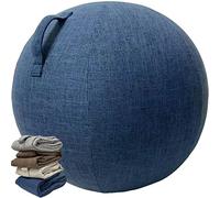 Housse Ballon Gym Housse ballon de exercice Housse De Swiss Ball Ballon Bureau Anti-saleté Durable Housse De Protection Antidérapante pour Ballon pour Le Grossesse , Fitness, Le Yoga (55cm, Bleu)