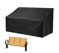 Housse Banc de Jardin 2/3/4 Places, Housse de Protection pour Banc de Jardin Extérieur, Étanche Coupe-Vent Anti-UV 210D Oxford Couverture de Banc de Jardin, Housse Meuble de Jardin pour Banc, Canapé