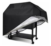 Housse Barbecue barbecook rectangulaire L-170 61 117CM Bâche de Protection BBQ Résistante 210D Oxford Couverture de Grill Imperméable Antipoussière Anti-UV Anti-vieillissement