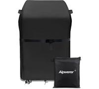 Housse Barbecue Exterieur, 600D Oxford Bache Barbecue pour Weber, Brinkmann, Enders, Char Broil, Housse de Protection BBQ de Anti-Vent, Anti-UV, Antipoussière, Anti-l'eau (76x66x110cm)