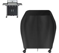 Housse Barbecue Exterieur, 90X54X110cm Bache Plancha Imperméable Universelle pour Barbecue Grilles, Housse Barbecue Campingaz Oxford 500D Robuste, Noir