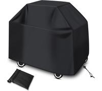 Housse Barbecue Exterieur, Bache Barbecue de Protection, Housse Plancha pour BBQ Gaz, avec Revêtement Résistant à l'eau (147x61x117cm Noir)