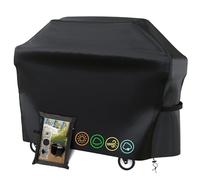 Housse Barbecue Exterieur,Bache Barbecue Exterieur,Housse Plancha Exterieur,210D Oxford Protection BBQ Convient aux Weber,Brinkmann,Char Broil etc,Résistant aux UV,à l'eau et aux Larmes (145x61x117)