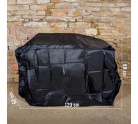 Somagic Barbecues - Housse pour barbecue L 120 x l 62 x H 80 cm - Noir