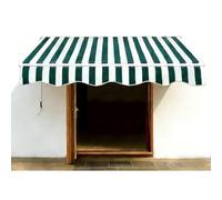 Housse bicolore verte et blanche - polyester 280 g/m² étanche, tailles 200-500 cm, pour terrasse, porte, fenêtre(500 x 150 cm)