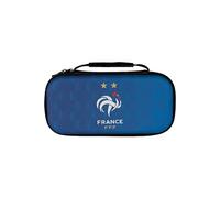 Konix FFF Housse de Protection et Transport pour Consoles Nintendo Switch, Switch Lite et Switch OLED - Rangement 8 Jeux - Bleu