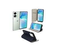 Housse bleue pour OnePlus Nord 2T 5G / One Plus Nord 2T 5G étui protection Portefeuille à Rabat avec Porte Cartes pochette