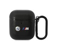 Housse BMW AirPods 1/2 BMA222PVTK - Etui silicone noir