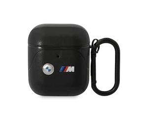 Housse BMW AirPods 1/2 BMA222PVTK - Etui silicone noir