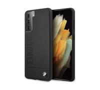 Housse BMW BMHCS21MSLLBK Signature Logo Imprint Noir - Galaxy S21+