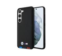 Housse BMW Galaxy S23 BMHCS23S22PTDK, Noir - Tampon en cuir Tricolor