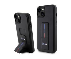 Housse BMW Grip Stand Hot Stamp Noir - iPhone 14